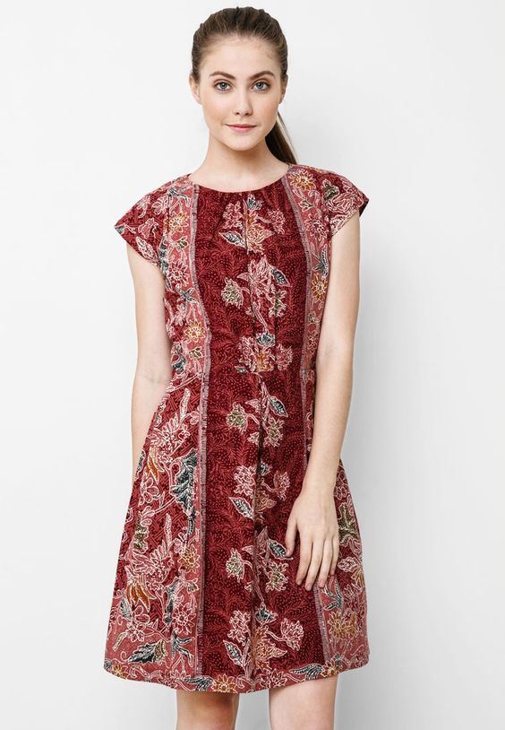 Inspirasi 20 Dress  Batik Modern Keren Untuk Remaja 