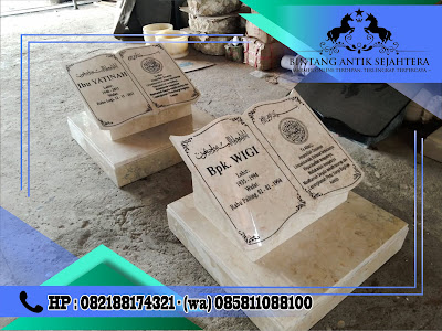 Nisan Batu Marmer | Harga Batu Nisan Granit Hitam