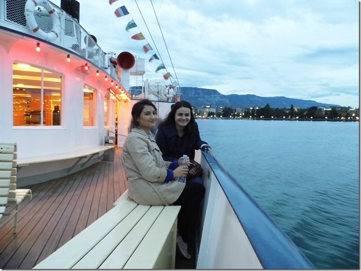 Leman lake Erasmus boat trip