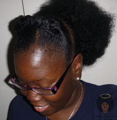 1BlessedNatural drawstring Ponytail 