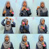 Contoh Tutorial Hijab Segi Empat Simple