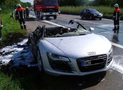 2012 Audi R8 Crash