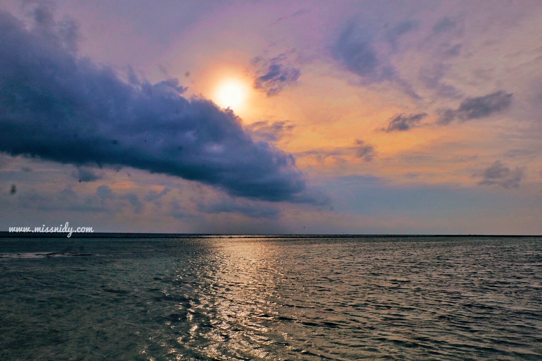 sunset spot di pulau tidung kepulauan seribu