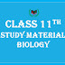 CLASS 11TH BIOLOGY