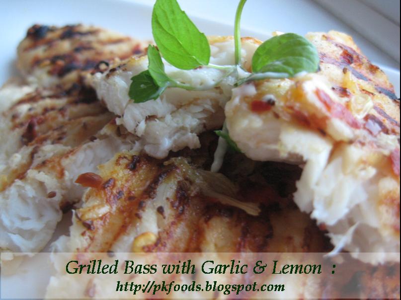 Recipes for grilled bass