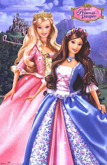 wallpaper of barbie princess. Princess and the pauper..yes,