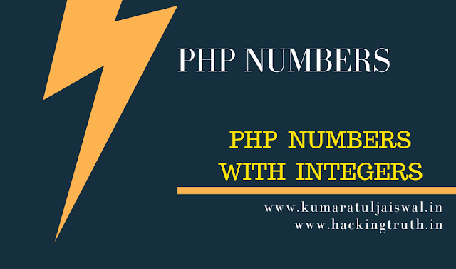 PHP numbers with integers