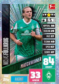 Topps Match Attax Bundesliga Extra 2020-2021 SV Werder Bremen Set