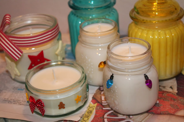 Home-made candles - candle making process tutorial