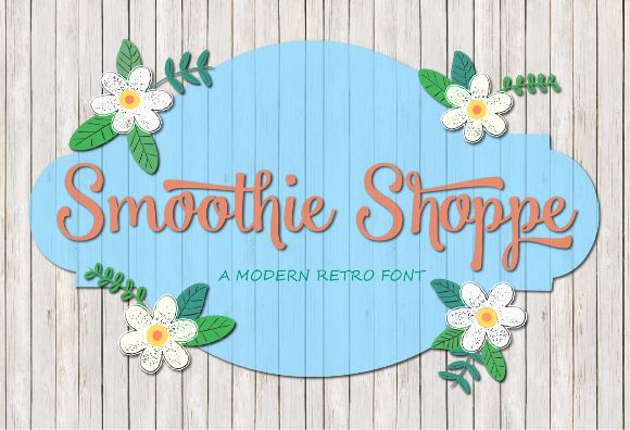 Smoothie Shoppe Free Font