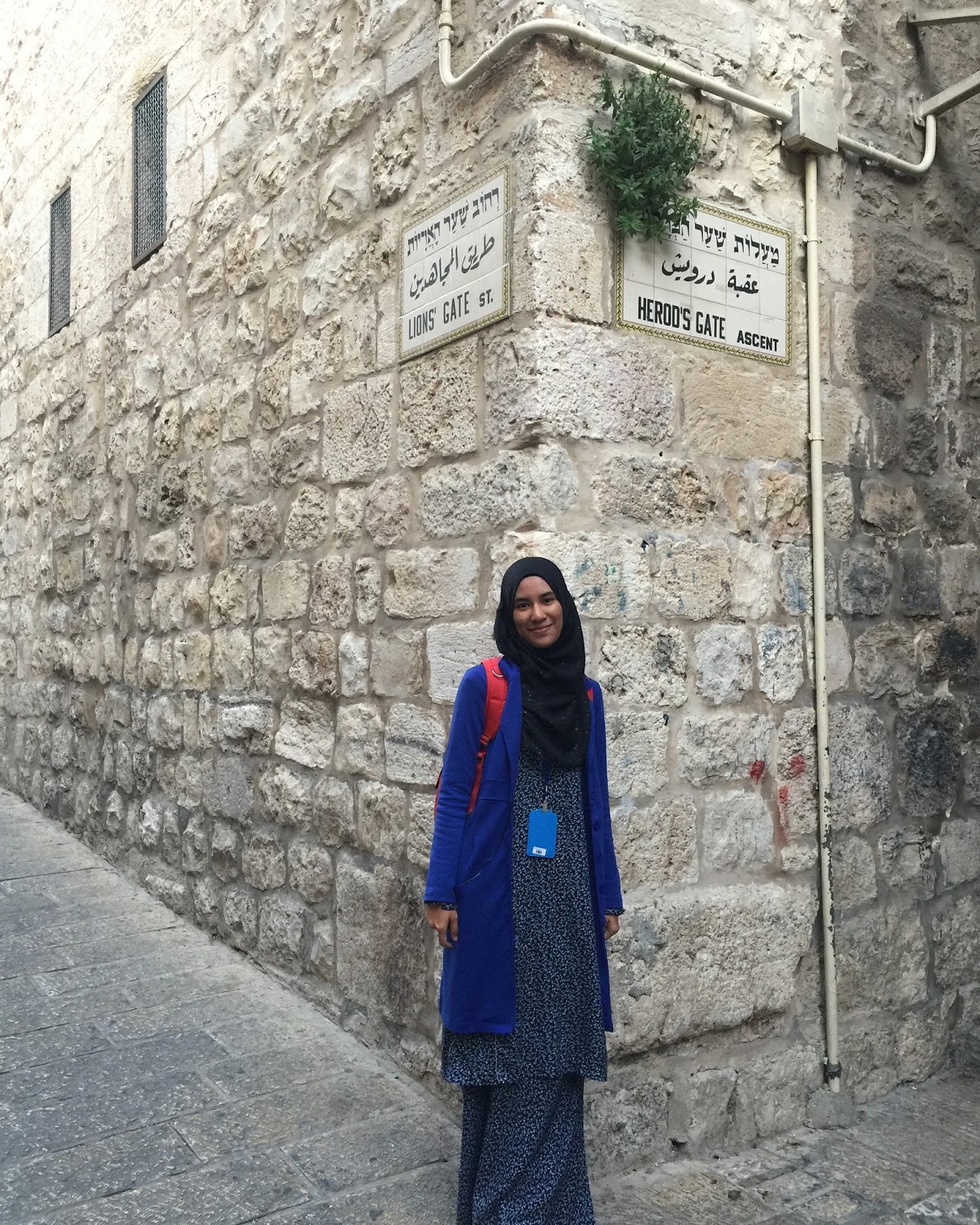  Palestine Trip Sekitar Masjidil Aqsa MISZDAE WANITA 