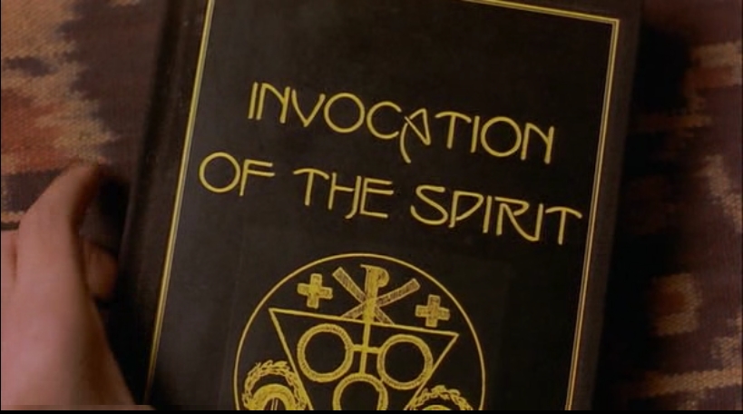 invocation of a spirit. Everything in this movie has a meaning if you look