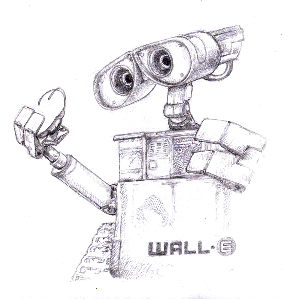 Magellin . Blog: Wall-e drawing