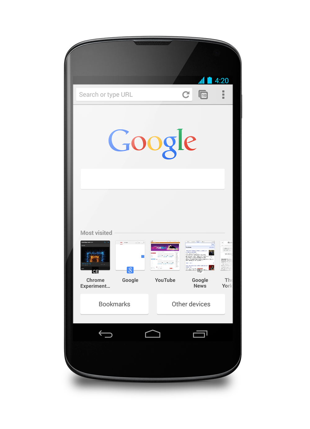 Google Chrome Blog: Chrome for Android gets application 