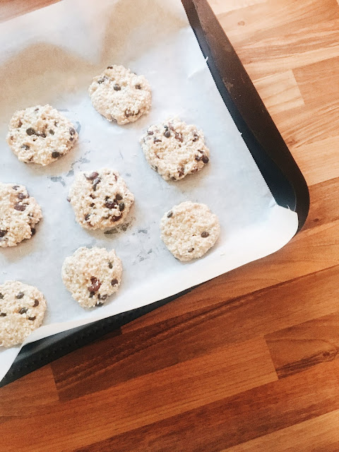 Bananenkekse, Haferflockenkekse, kekse, vegane kekse, backen, mitbringsel, allaboutanita, rezept, grinsestern