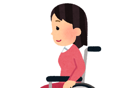 [無料ダウンロード！ √] 女の子 車椅子 イラスト 正面 502367
