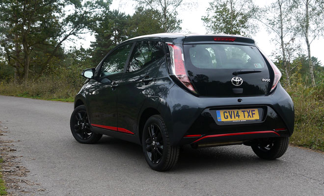 Toyota Aygo rear view