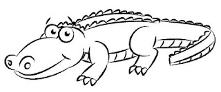Cartoon Pictures: How to Draw an Alligator in 6 Steps