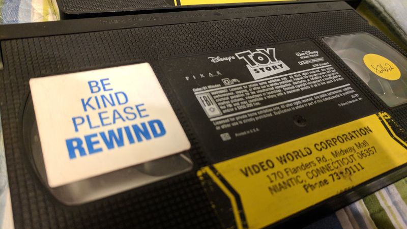 Be kind rewind VHS label