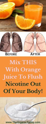 Mix THIS With Orange Juice To Flush Nicotine Out Of Your Body!