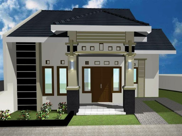 Design, Floor Plan, Minimalist Home, Modern, narrow land, Design House Type 36/72