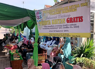 E-Warong / Agen BNI 46 Cileunyi  Bersama Divisi Sosial Yajamiu  Adakan Sunatan Masal Gratis.