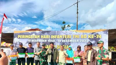 Bakti Sosial Dalam Rangka Hari Infantri TNI AD ke 74 