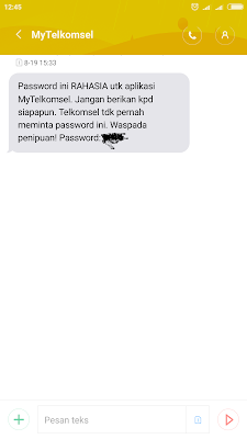 Awas Penipuan Yang Meminta Kode My Telkomsel