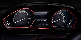 Peugeot 208 GTi Limited Edition (2013) Instrument Binnacle