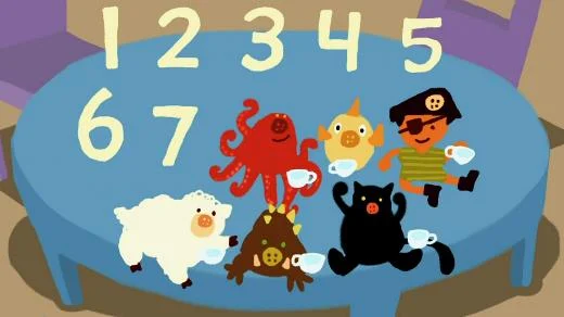 Sesame Street Episode 4280. The cartoon is about the number of the day 13. Thirteen's Not So Lucky.