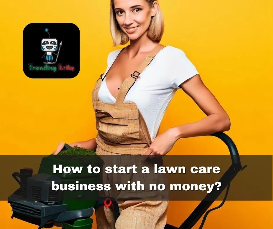 How to start a lawn care business with no money?