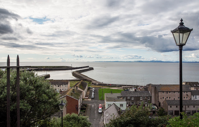 Photo of Maryport basin from the top of Market Steps