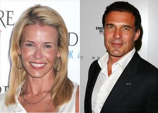 chelsea handler and andre balazs. Handler has also opened for