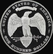 $100 silver rev