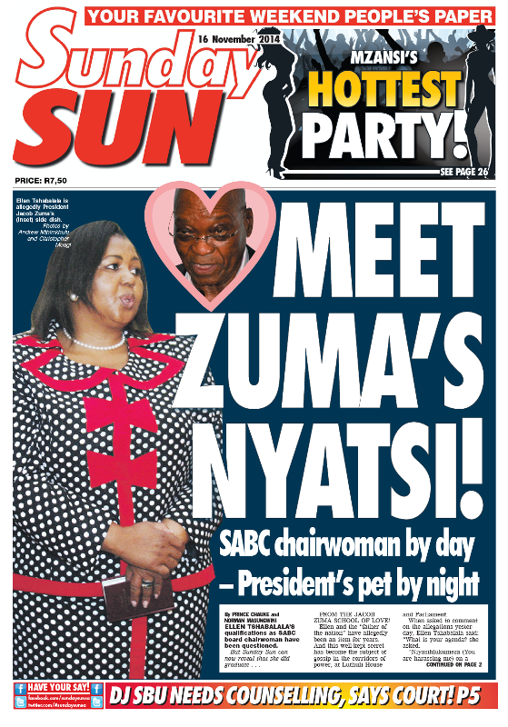 SABC Chairperson Ms Ellen Tshabalala Responds To Sunday ...