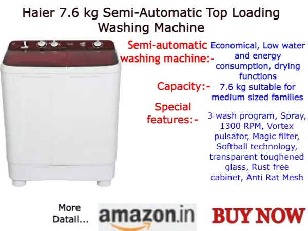 Haier Washing Machine Price in India / Best Price