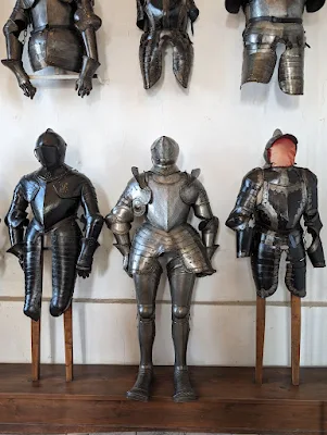 Suits of Armor at Meersburg Castle on Lake Constance