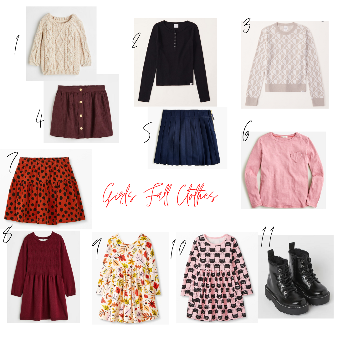 Girls Fall Clothes