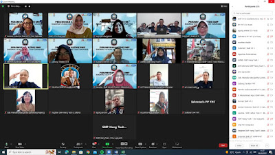 Pasca Rakernas Yayasan Hang Tuah, Satdik-Satdik Unggulan Laksanakan Zoom Meeting  Siap Motori  Mutu Pendidikan