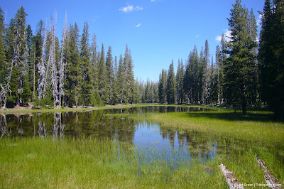Cluster Lakes at Lassen Volcanic National Park