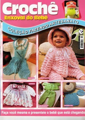 Download - Revista  Crochet Enxoval do bebê