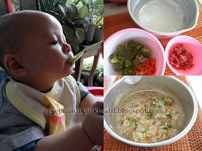 Resep Bubur Daging Sapi Brokoli untuk Bayi RESEP BUBUR DAGING SAPI BROKOLI UNTUK BAYI