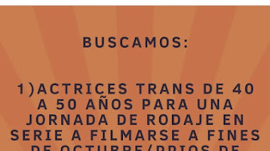 CASTING CALL BUENOS AIRES: Se buscan ACTRICES TRANS para importante SERIE 