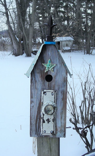 Barnwood Birdhouse