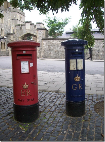Blue Post box