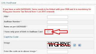 Link Aadhaar To Pan