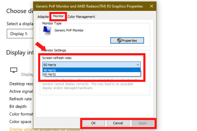 How to Change Monitor Refresh Rate in Windows 10