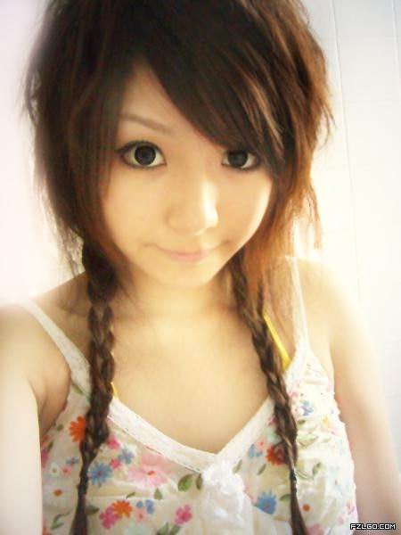 japanese hairstyles for girls 2010. stylish asian fei zhu liu