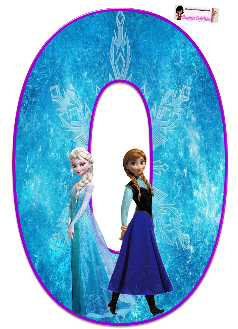 frozen bello alfabeto gratis de elsa y ana oh my