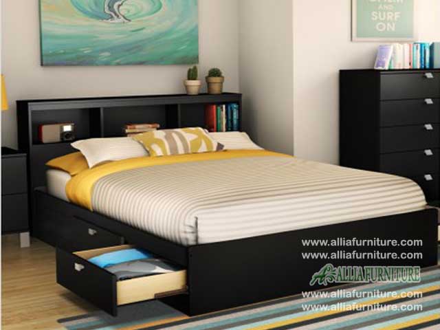 Tempat tidur minimalis  plus laci nova Allia Furniture